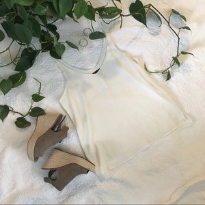 White tank top blouse